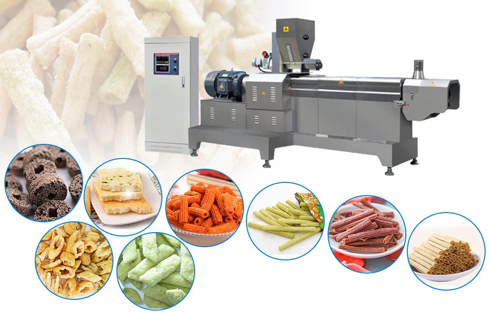 corn puff making machine manufacturing process