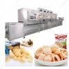 PLC control Industrial Tunnel Continuous microwave puffed prawn cracker Microwave machine #3 small image