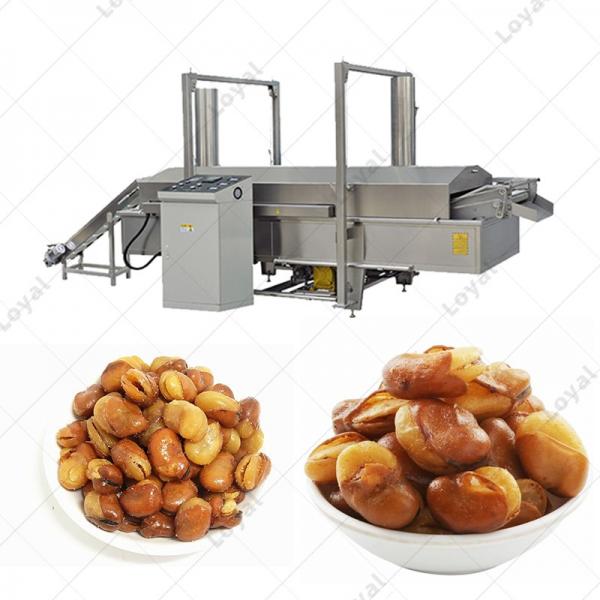 Full Automatic Continuous Orchid Beans Deep Frying Machine #1 image